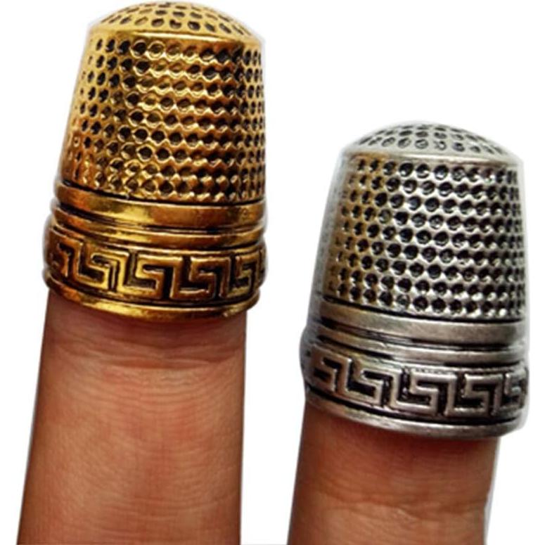 Dedales de Costura de Acero Inoxidable Symphony - 2 Piezas