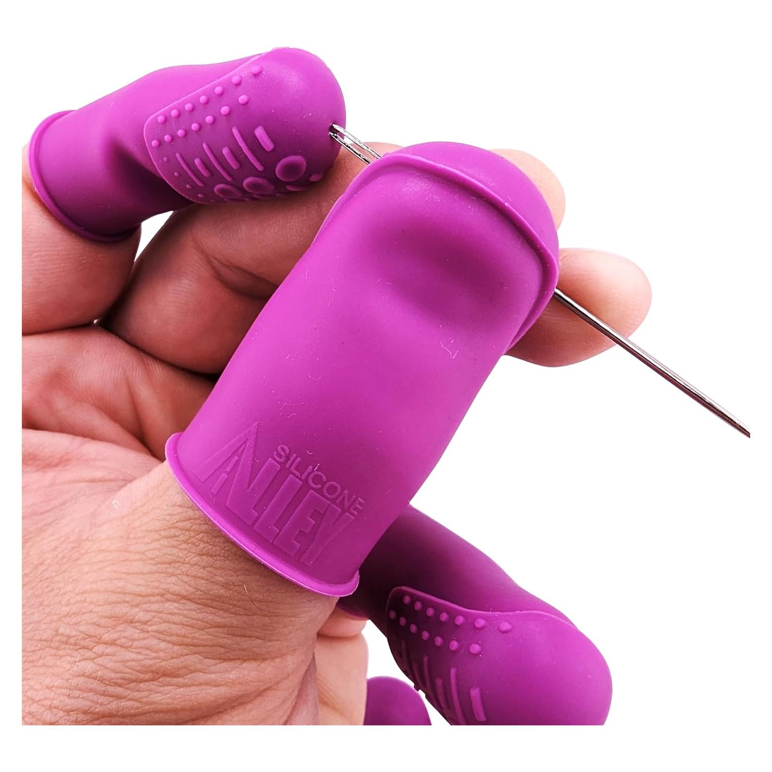 Dedales THIK-Grip de Silicona Hipoalergénica - Juego de 3