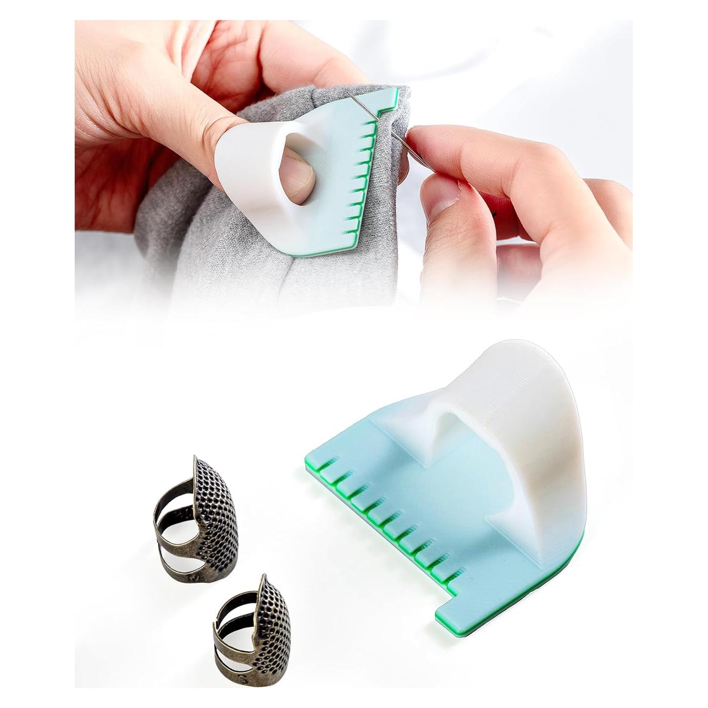 Kit de Costura ISTOYO con Protectores de Dedo y Plantillas