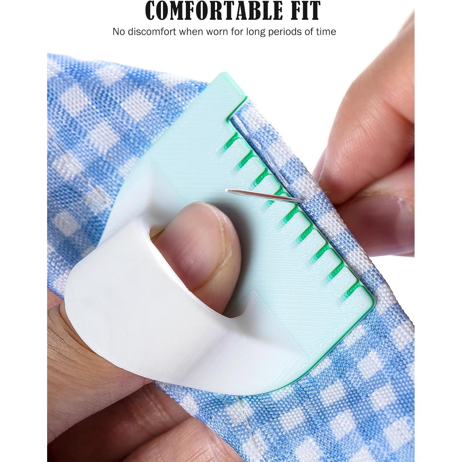 Kit de Costura ISTOYO con Protectores de Dedo y Plantillas