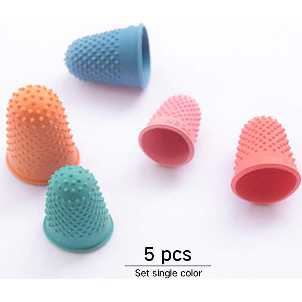 Dedales de Goma Shni 5 Pcs Antideslizantes para Costura