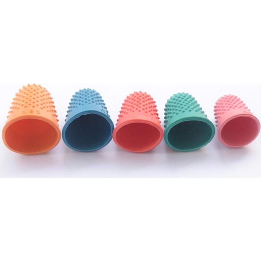 Dedales de Goma Shni 5 Pcs Antideslizantes para Costura