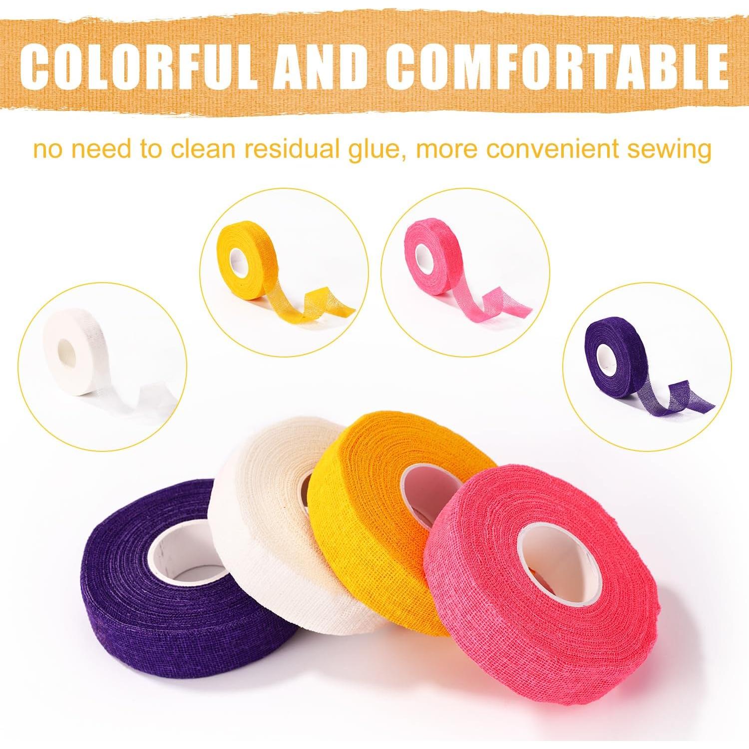 Cinta de Dedos Autoadhesiva Lyreh 4 Rollos Algodón 18m