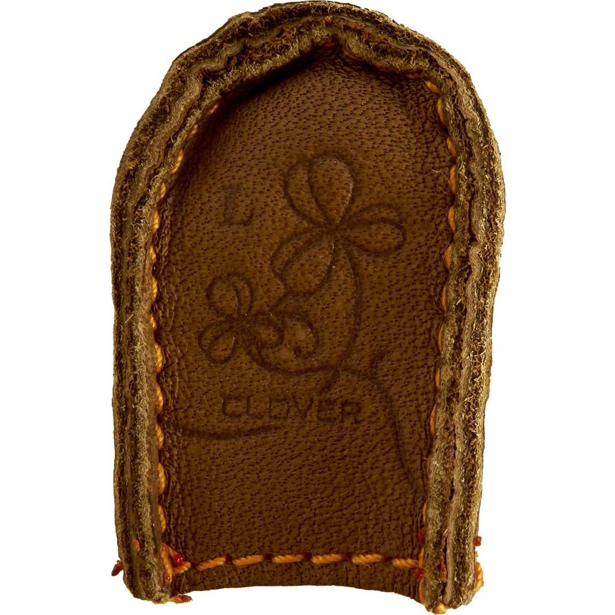 Dedal de Cuero Natural Fit Clover Grande - Ajuste Perfecto