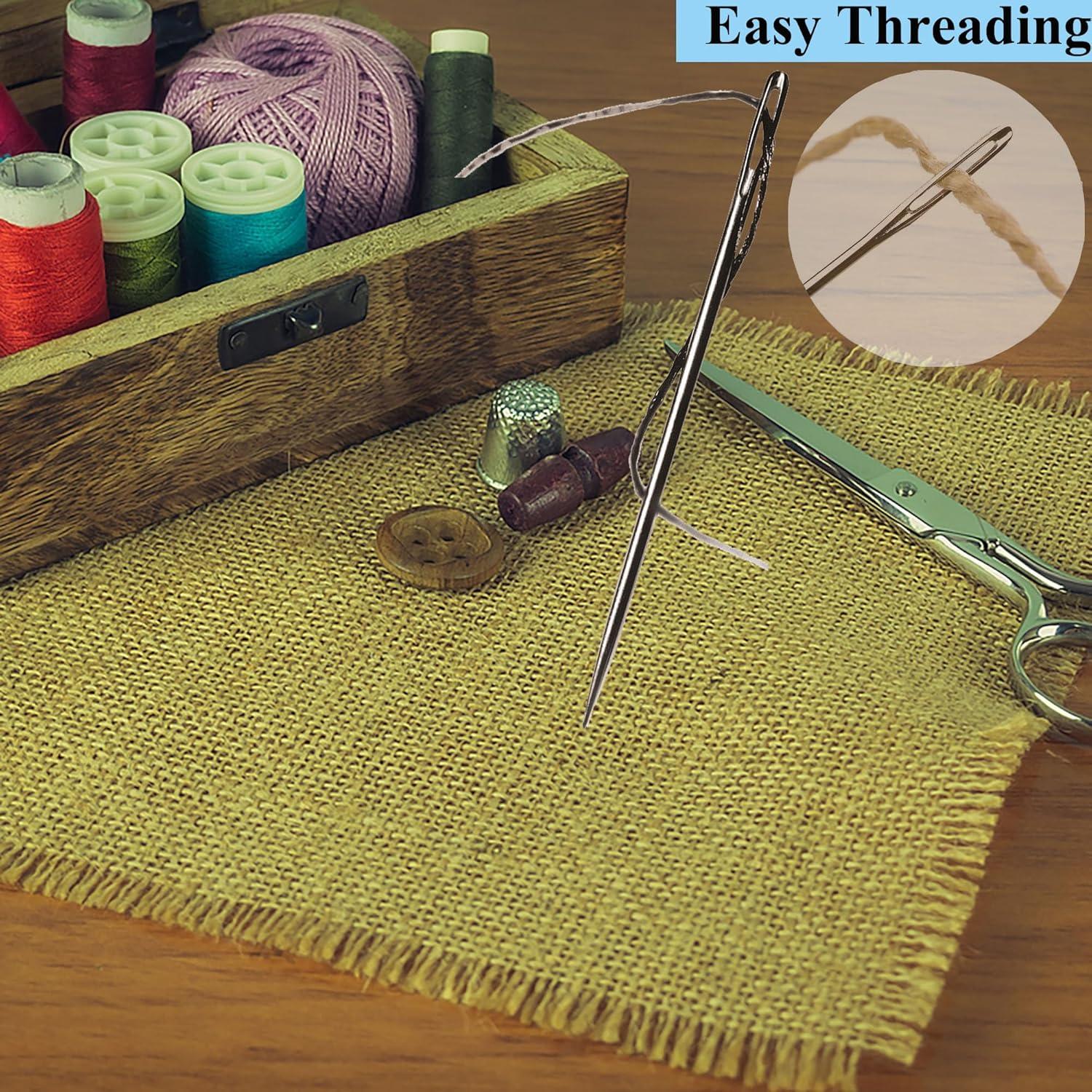 Kit de Costura SECBOO - 8 Dedales Ajustables y 12 Agujas