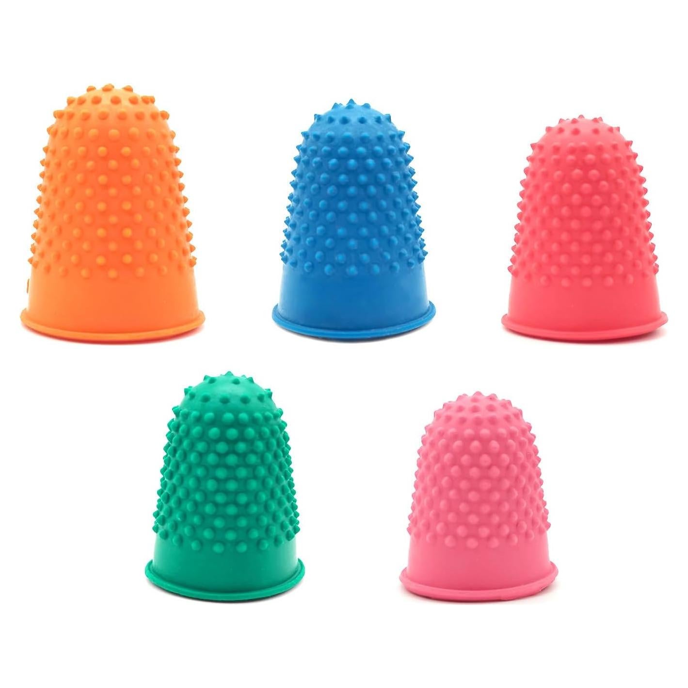 Dedales de Goma BlingKingdom 5 Piezas 5 Tamaños y Colores