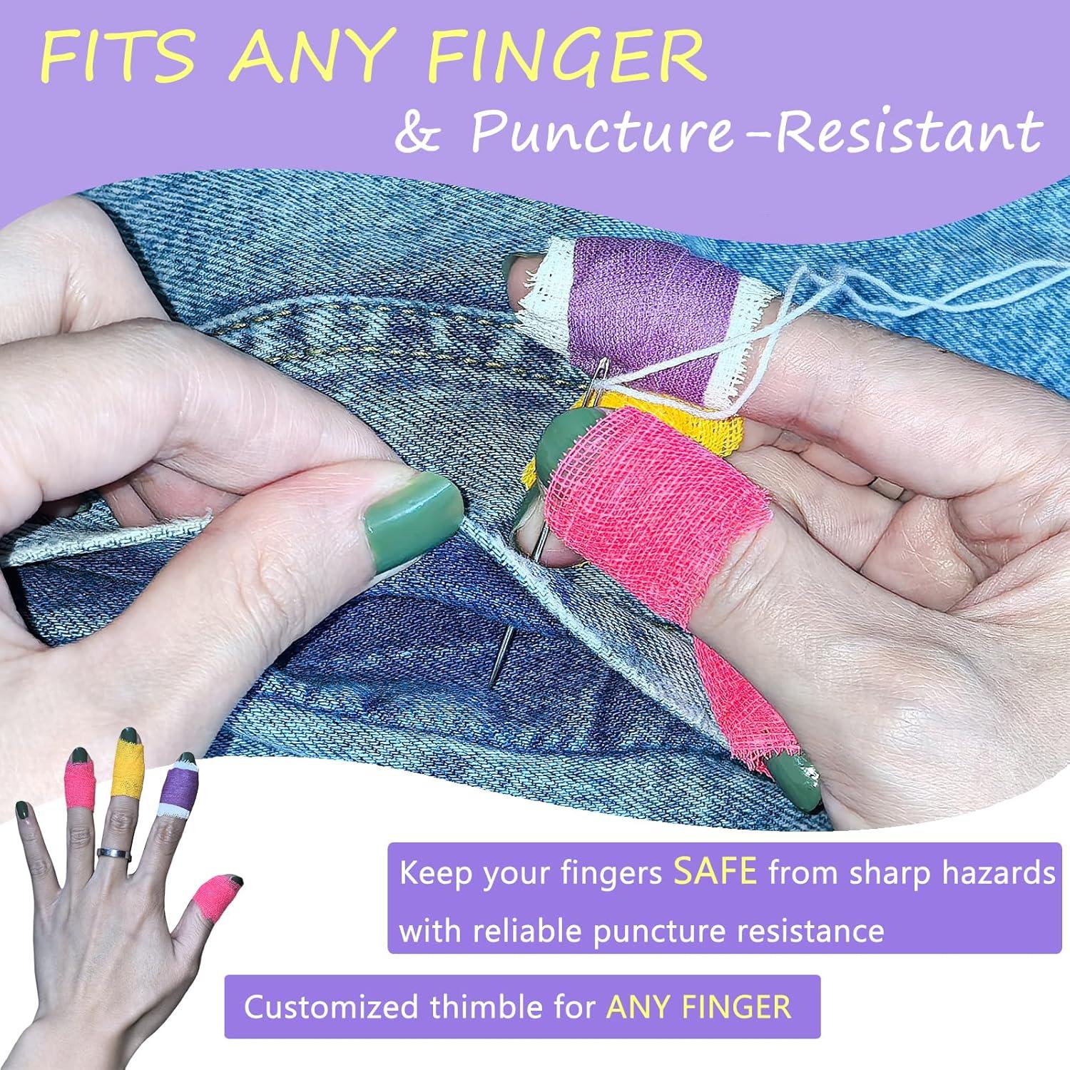 Dedales Envueltos Multicolor Gocosy 4 Paquete para Coser