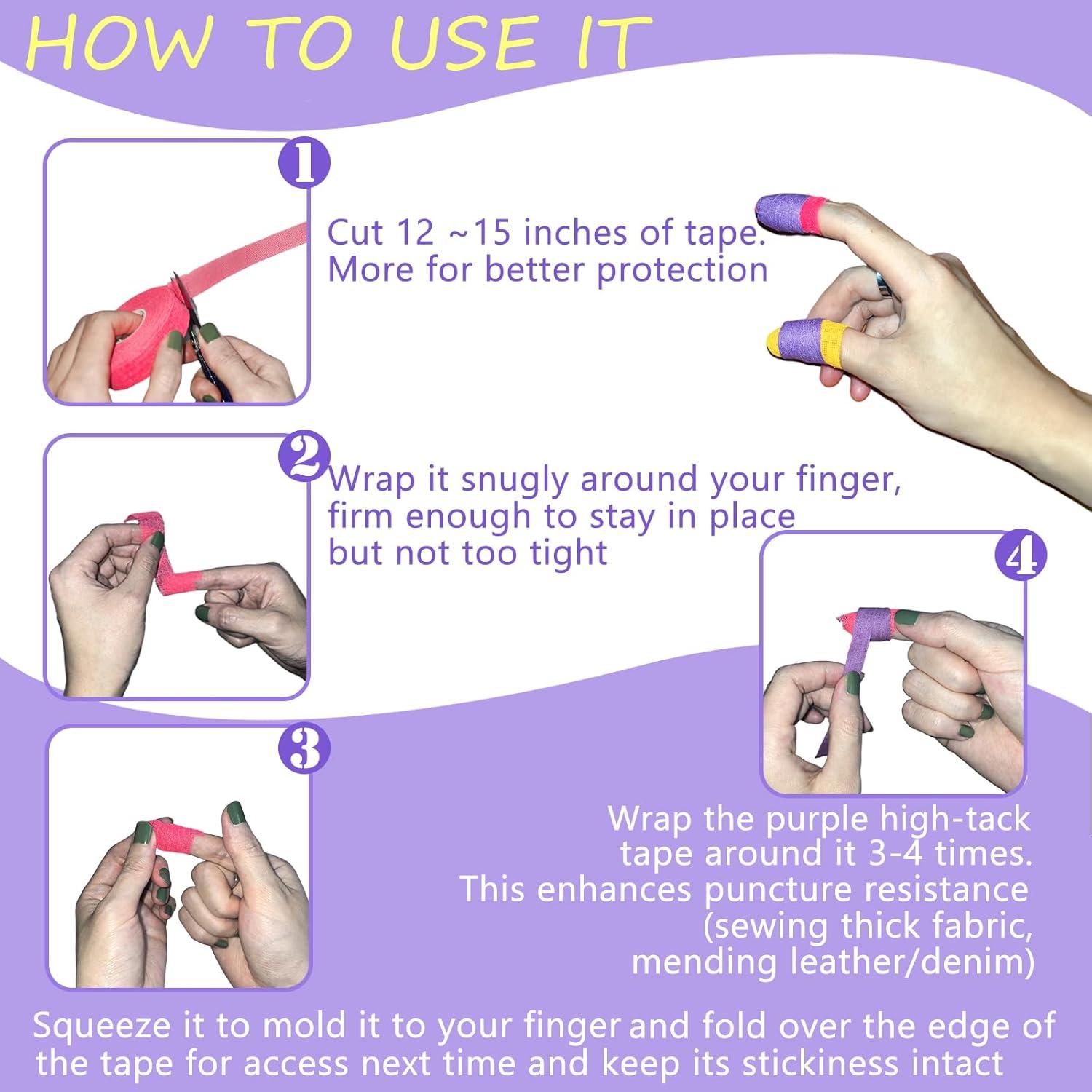 Dedales Envueltos Multicolor Gocosy 4 Paquete para Coser