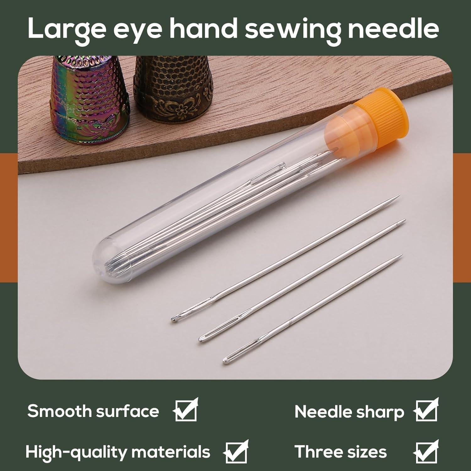 Kit de Costura Nitlak 24 Pcs con Dedales y Agujas