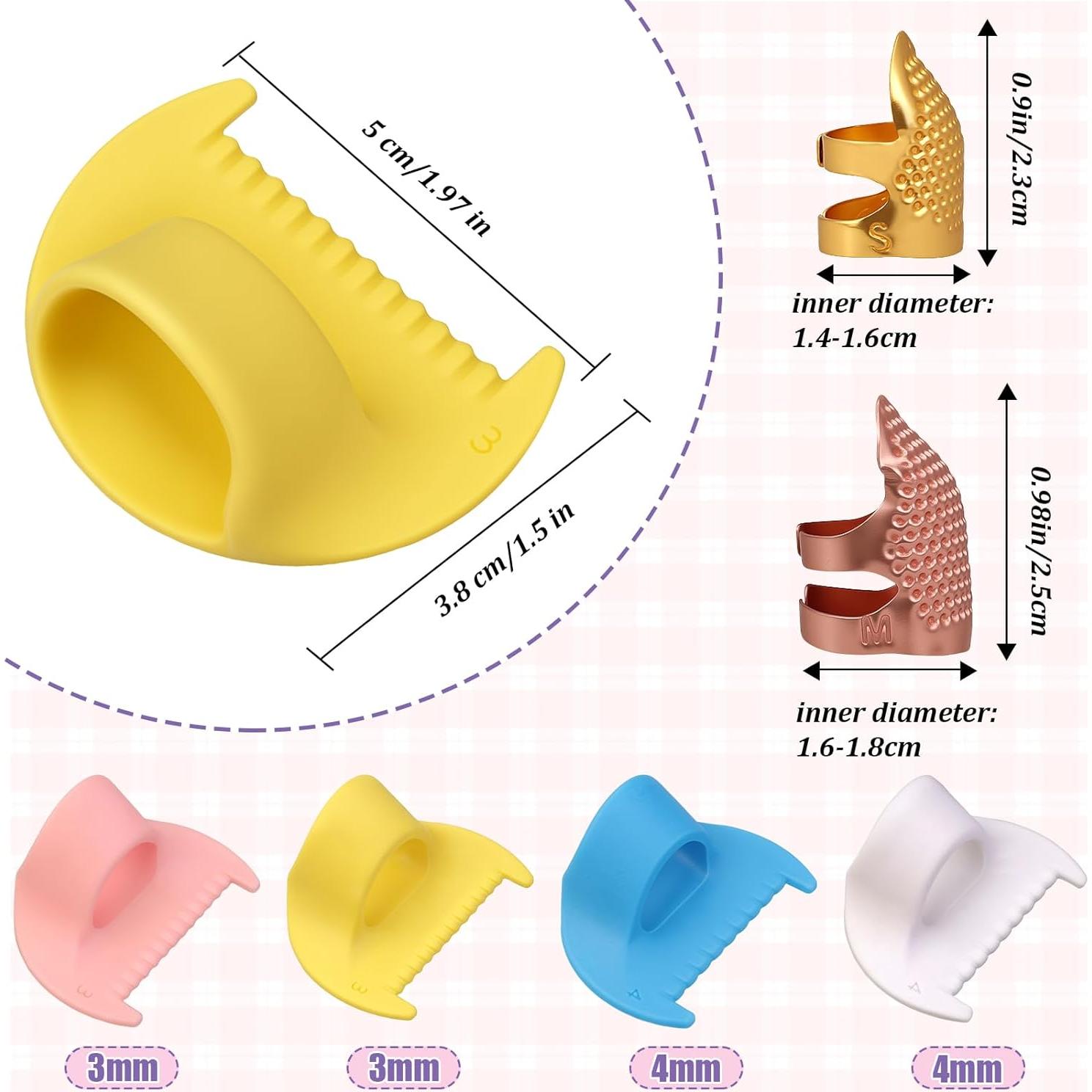 Kit de Herramientas de Costura Dexspoeny - 4 Bloqueos y 2 Dedales