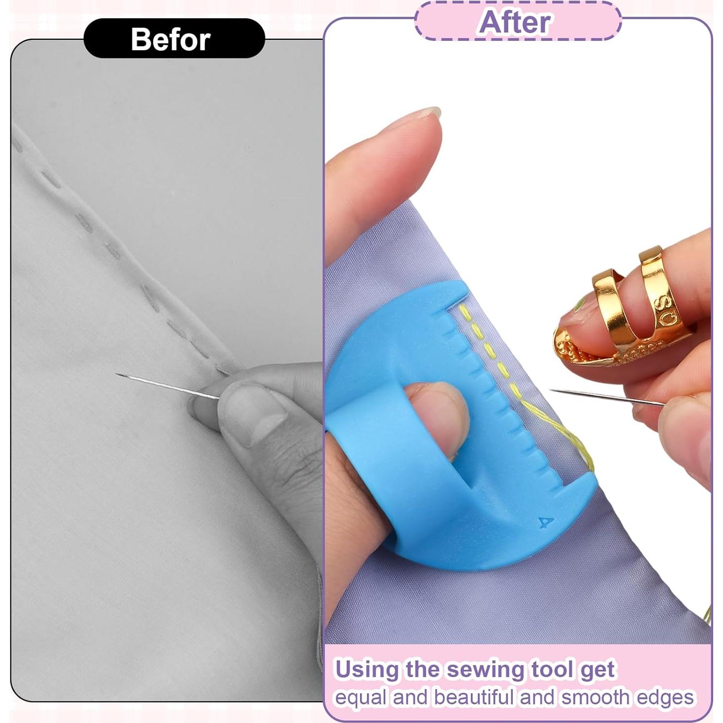 Kit de Herramientas de Costura Dexspoeny - 4 Bloqueos y 2 Dedales