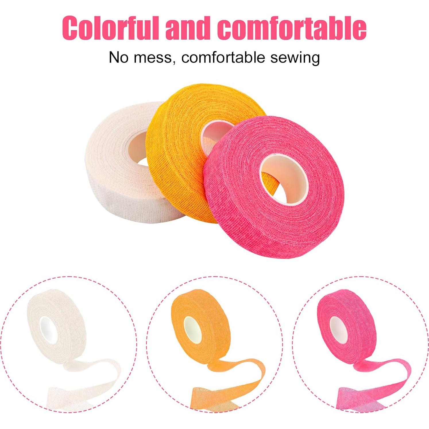 3 Rollos de Cinta Protectora para Dedos BOXOB - Algodón Autoadhesiva