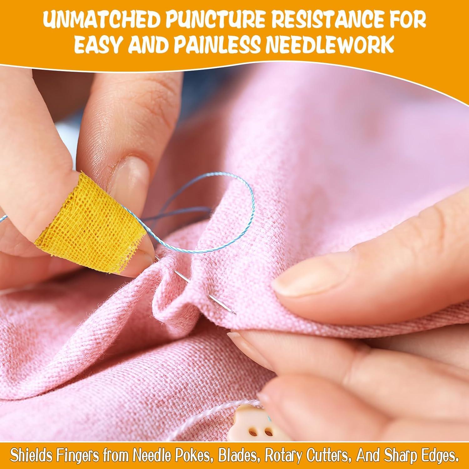 Cinta Dedal para Coser AIHSUMC - 6 Pcs Ajustables Multicolor