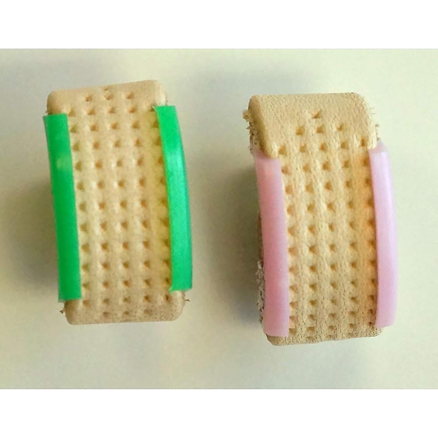 Juego de Dedales de Cuero Ajustables Clover 612 - 2 Piezas