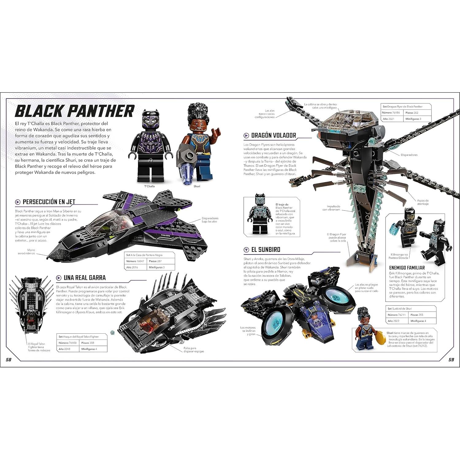 LEGO Marvel: El diccionario visual (Visual Dictionary): Con una minifigura exclusiva de LEGO Marvel (Spanish Edition)