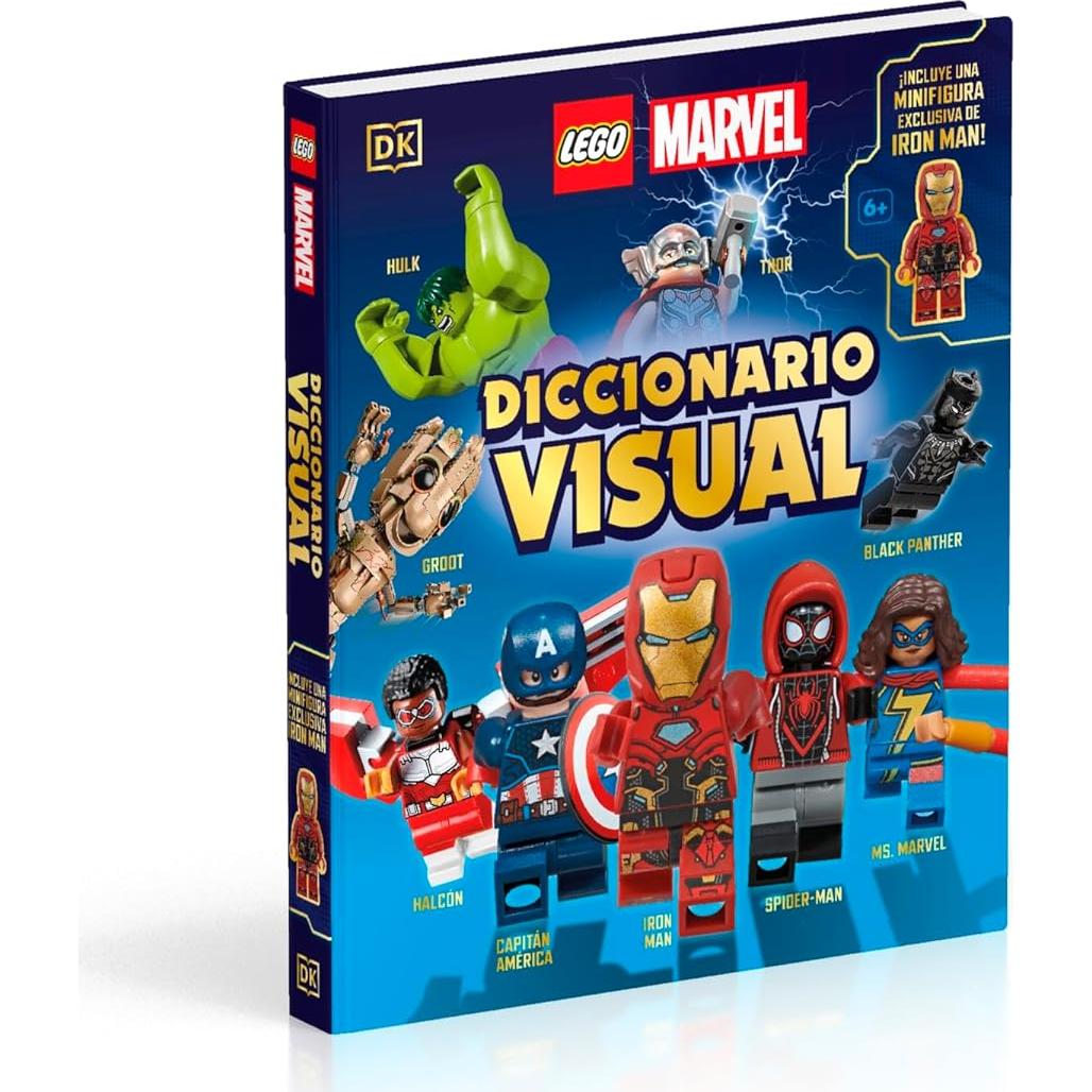 LEGO Marvel: El diccionario visual (Visual Dictionary): Con una minifigura exclusiva de LEGO Marvel (Spanish Edition)