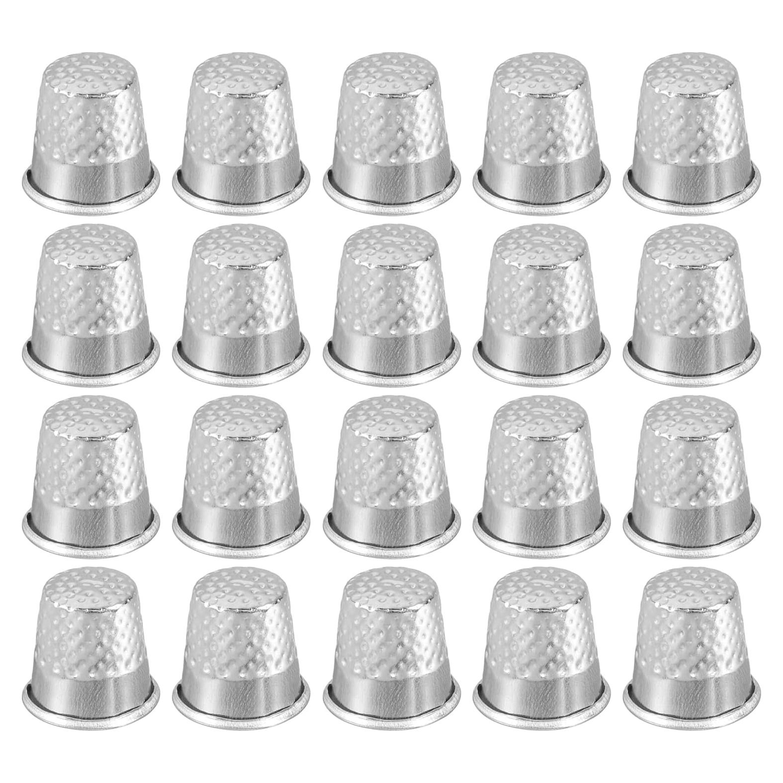 Protector de Dedo de Costura uxcell - 20 Pcs Metal Duradero