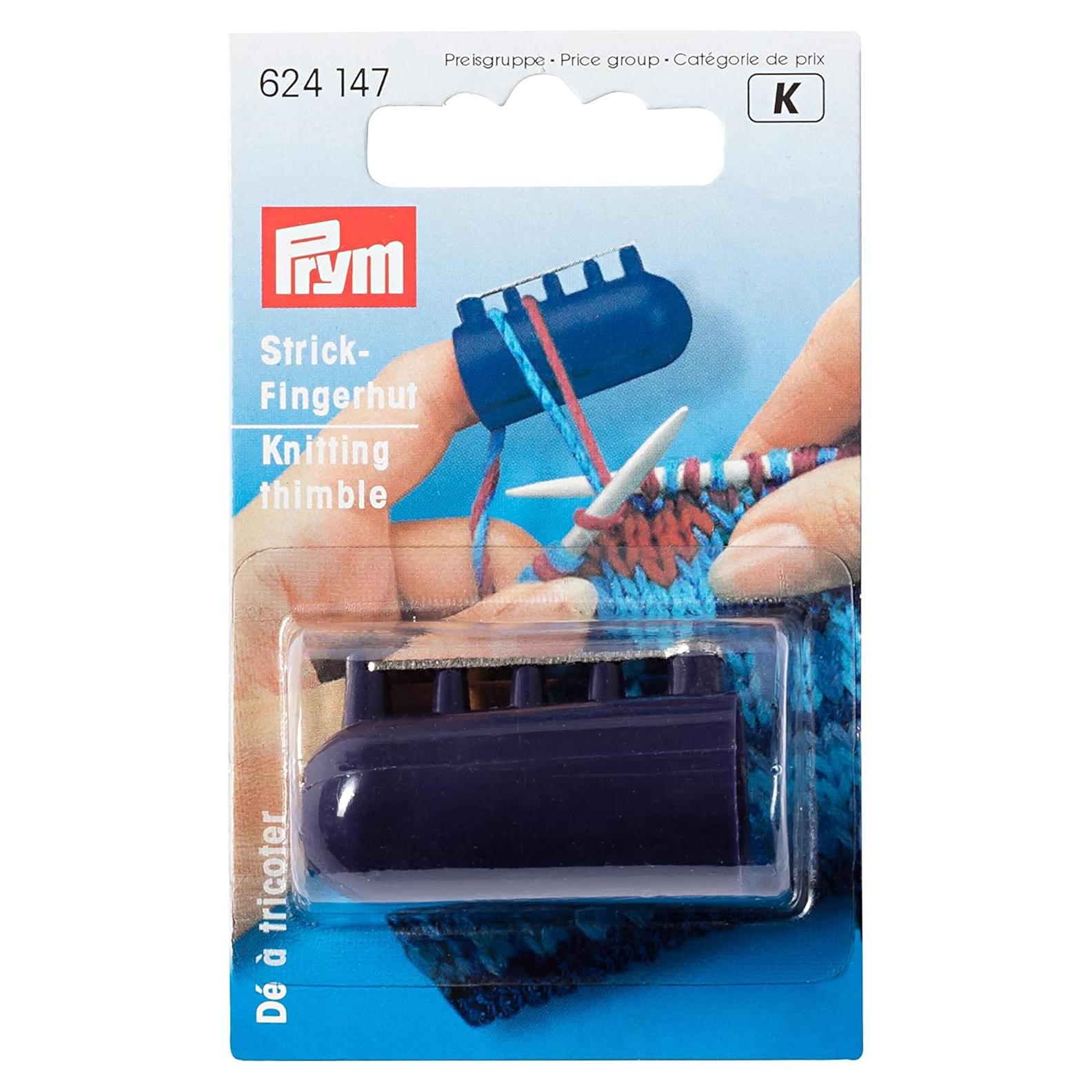 Dedal para Tejer Prym Negro 1 pc 2x1 cm Multicolor
