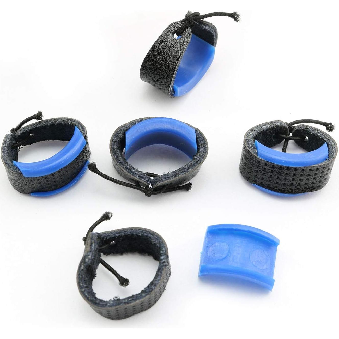 Protector de Dedos de Cuero NX Garden 5 Piezas Azul