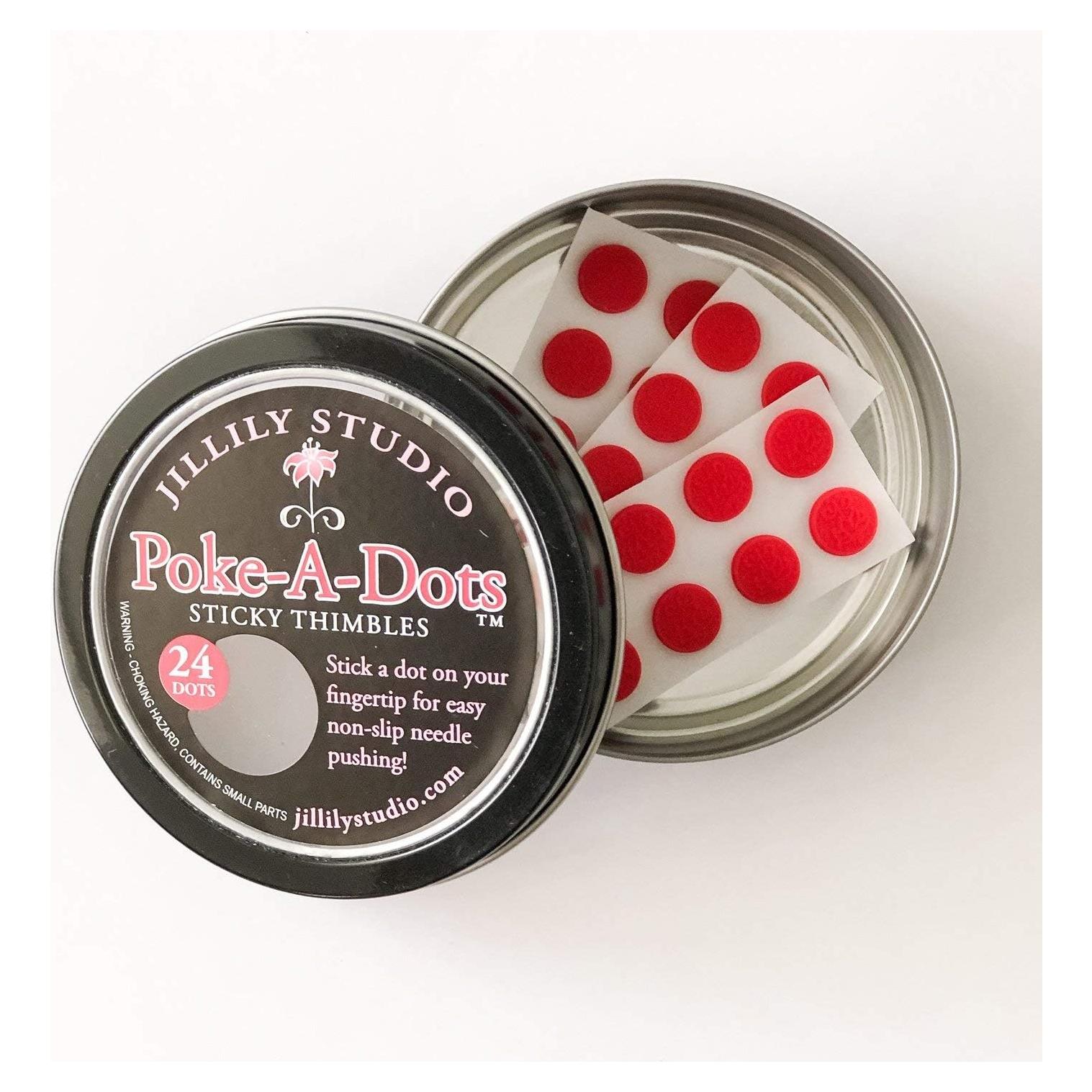 Dedales Adhesivos Jillily Studio Poke-A-Dots 24 Piezas