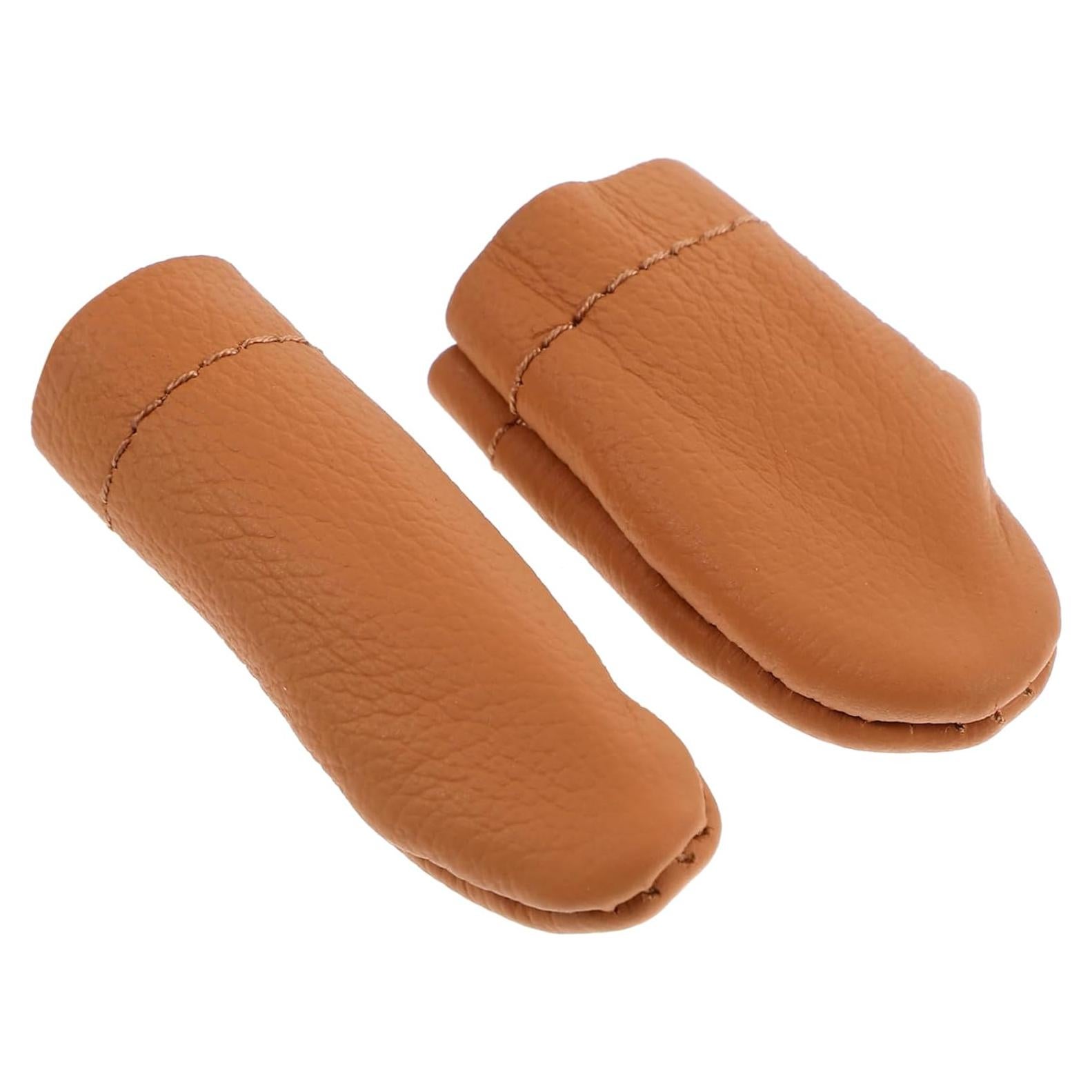 Dedales de Cuero SEWOART para Acolchado a Mano - 2 Piezas