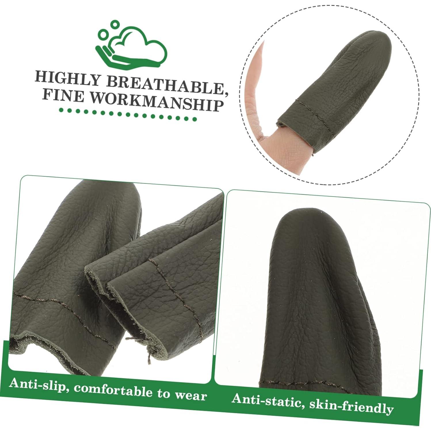 Dedales de Cuero SEWOART para Acolchado a Mano - 2 Piezas