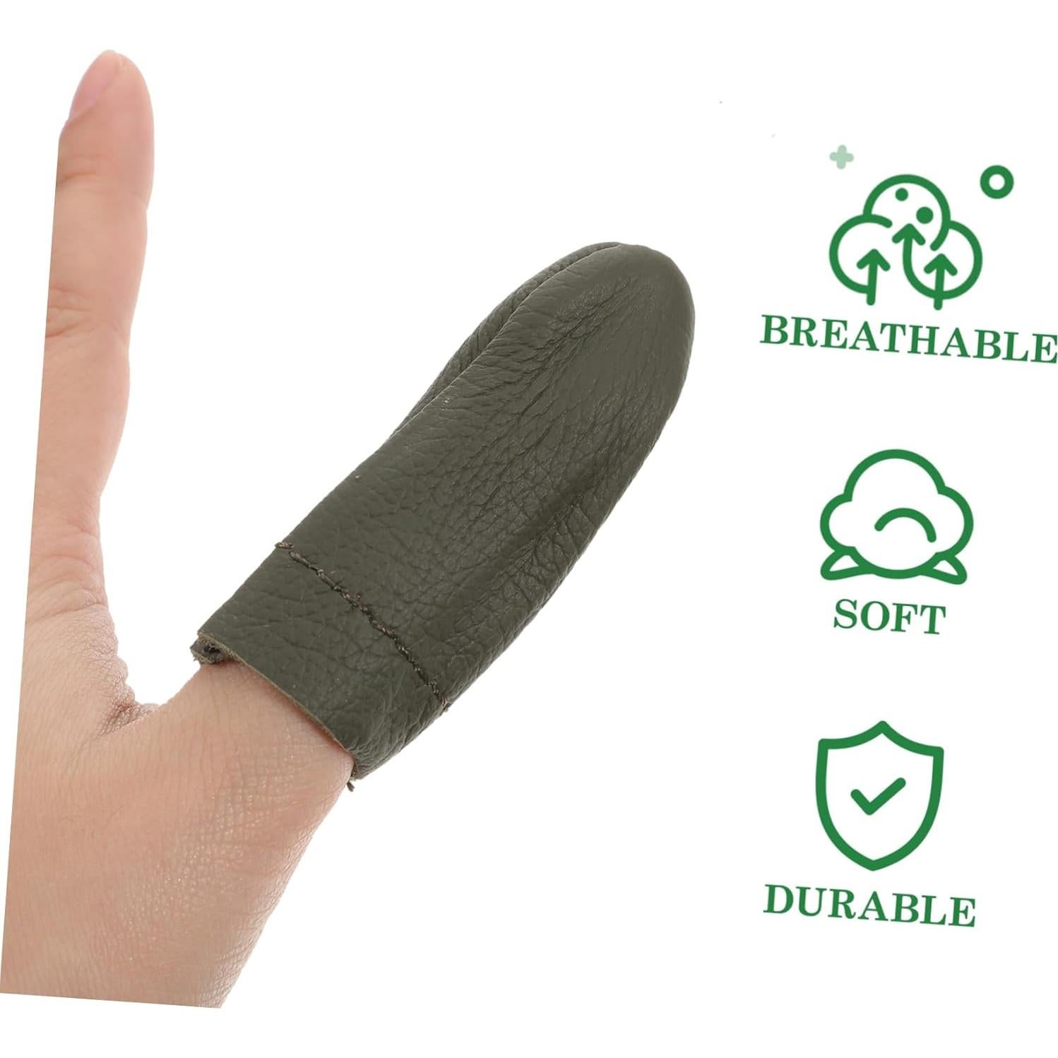 Dedales de Cuero SEWOART para Acolchado a Mano - 2 Piezas