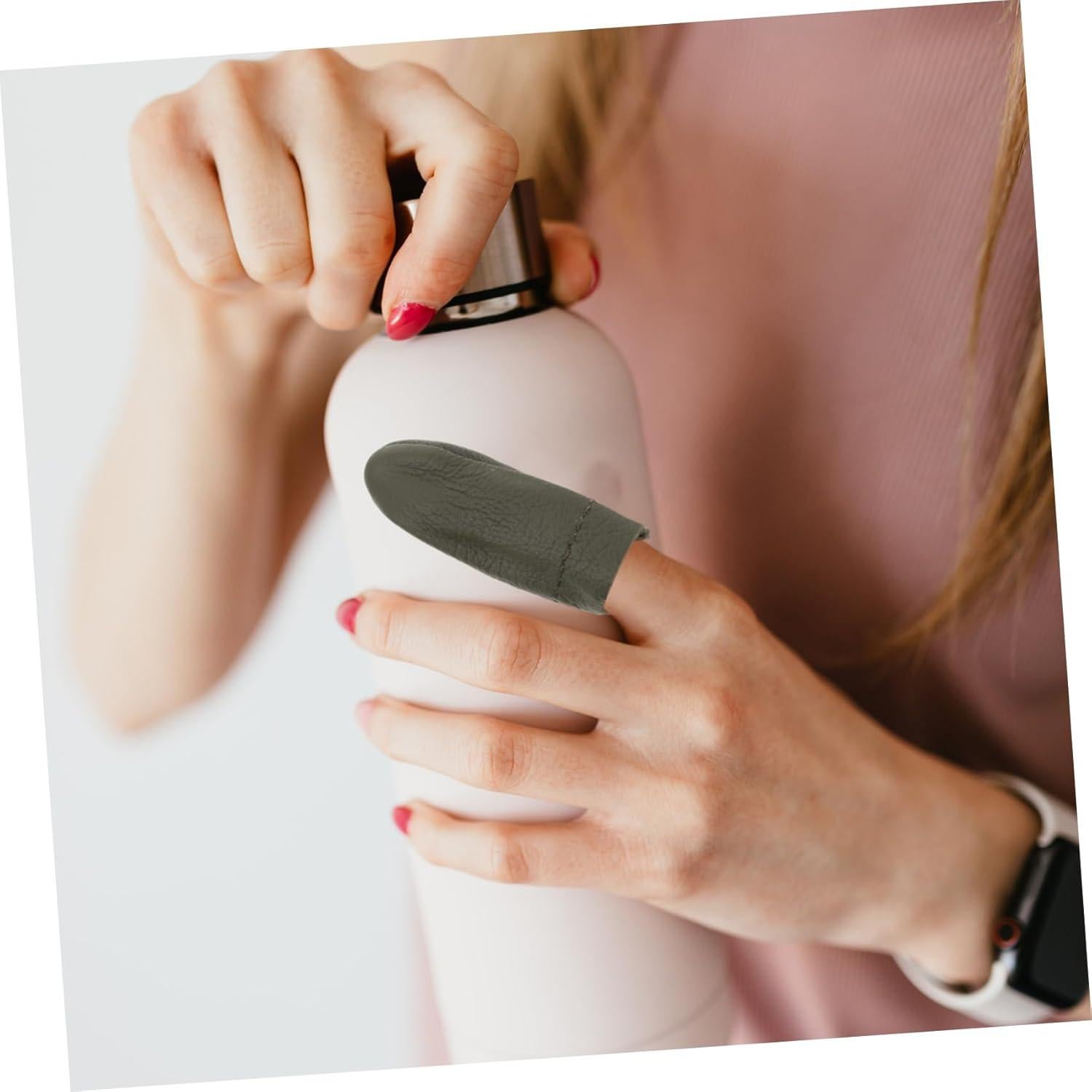 Dedales de Cuero SEWOART para Acolchado a Mano - 2 Piezas