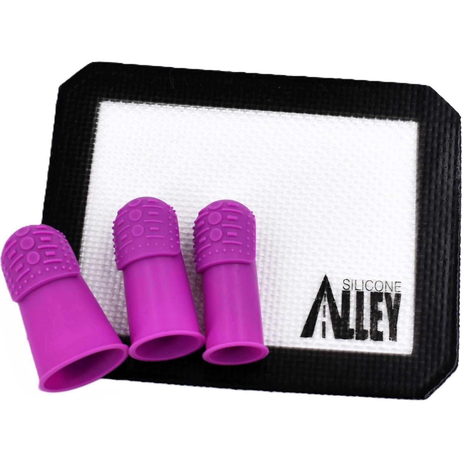 Dedales Flexibles THIK-Grip Silicone Alley - 3 Tamaños + Tapete