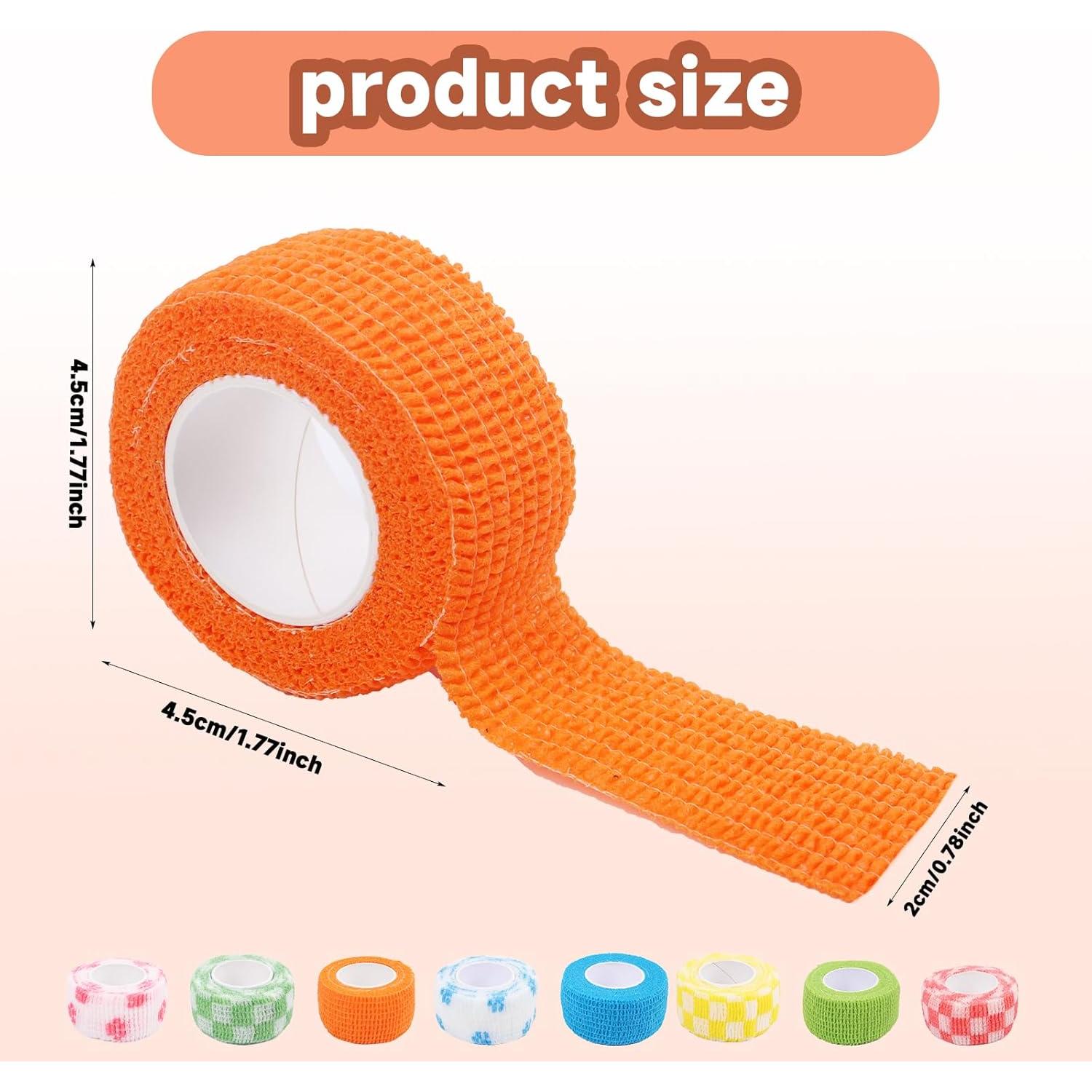 Cinta de Dedal Autoadhesiva LUOHECAM - 8 Rollos Colores