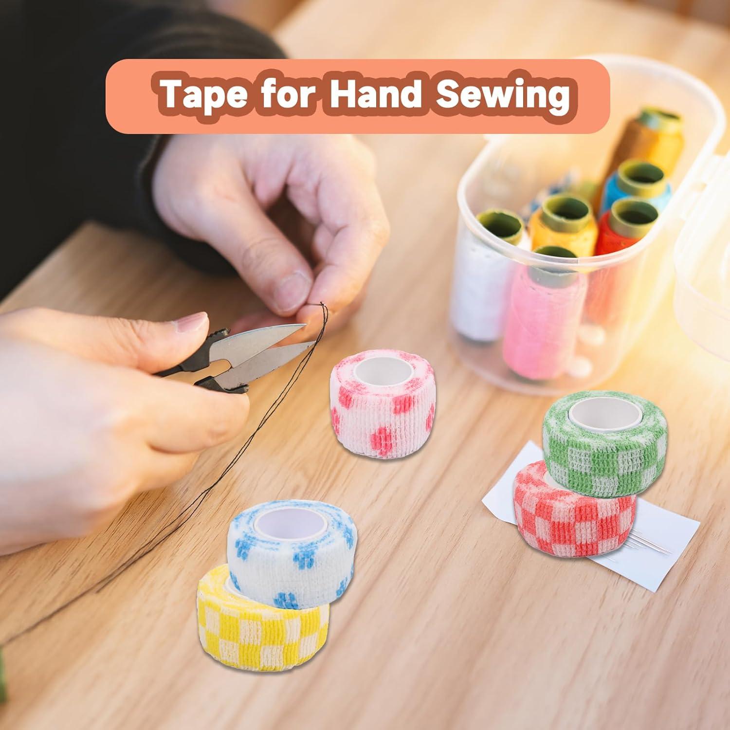 Cinta de Dedal Autoadhesiva LUOHECAM - 8 Rollos Colores