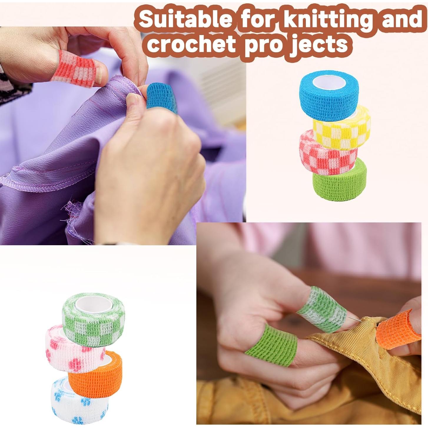 Cinta de Dedal Autoadhesiva LUOHECAM - 8 Rollos Colores