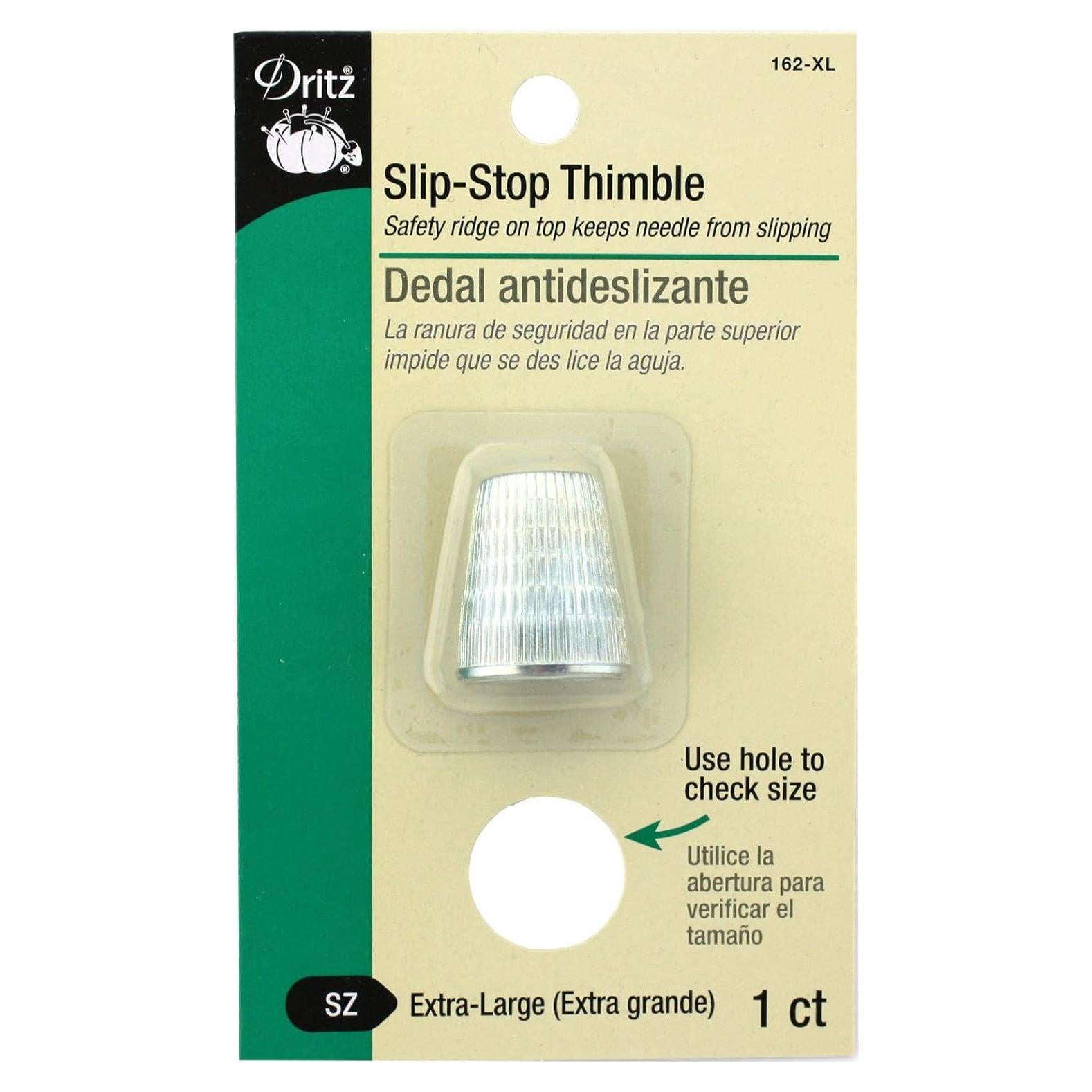Dedal Dritz Slip-Stop Extra Grande D162-XL para Coser