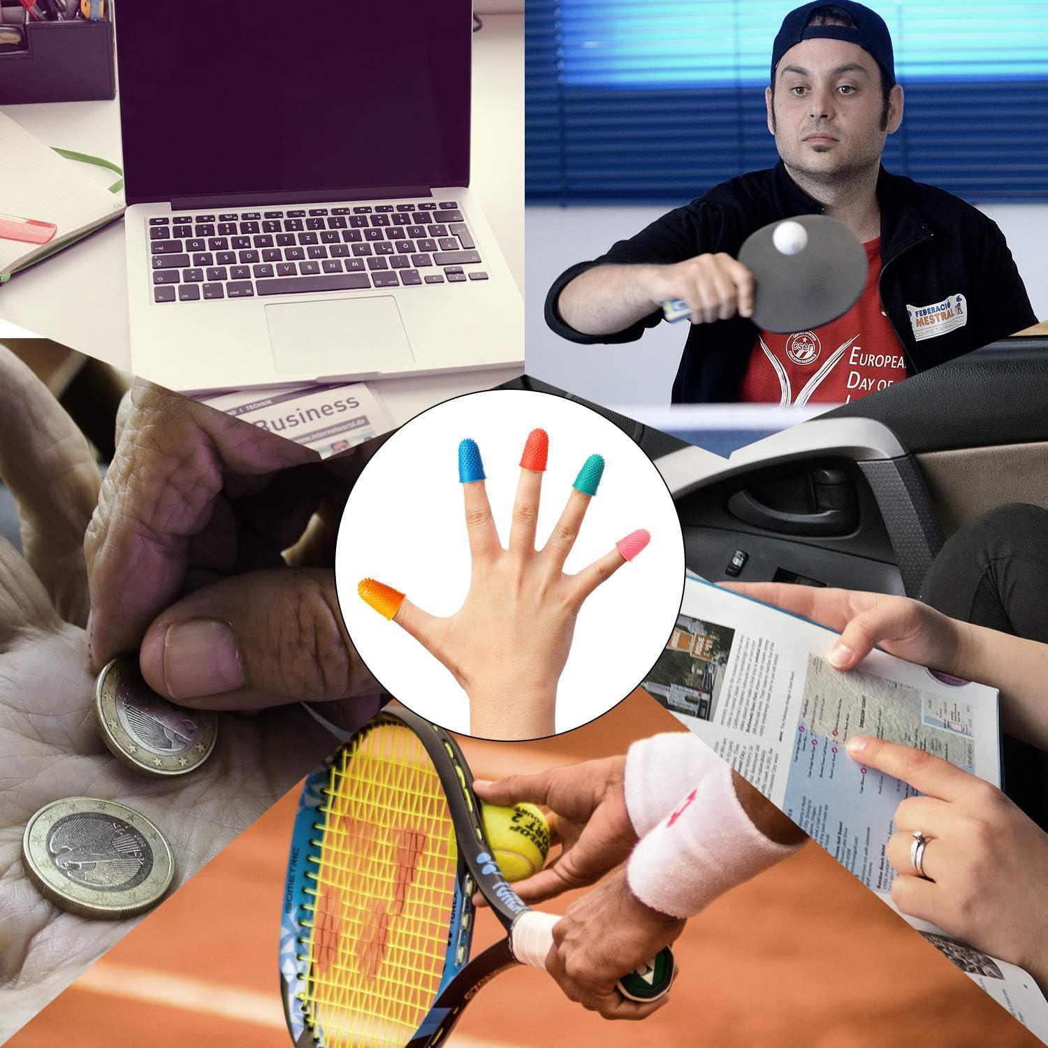 10 Piezas Dedales de Goma Outus para Contar y Escribir