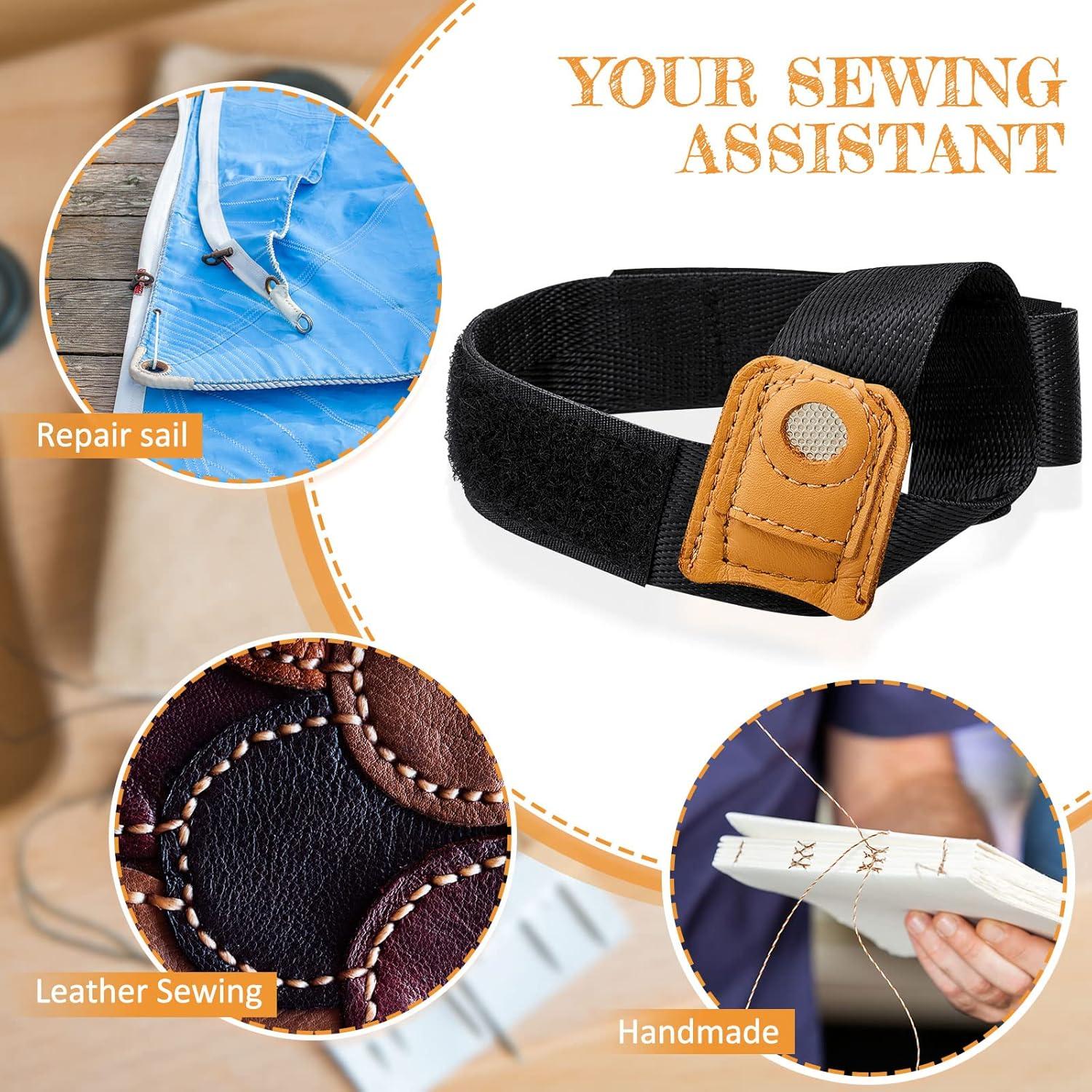 Palma de Costura Ajustable Hercicy para Diestros - Negro