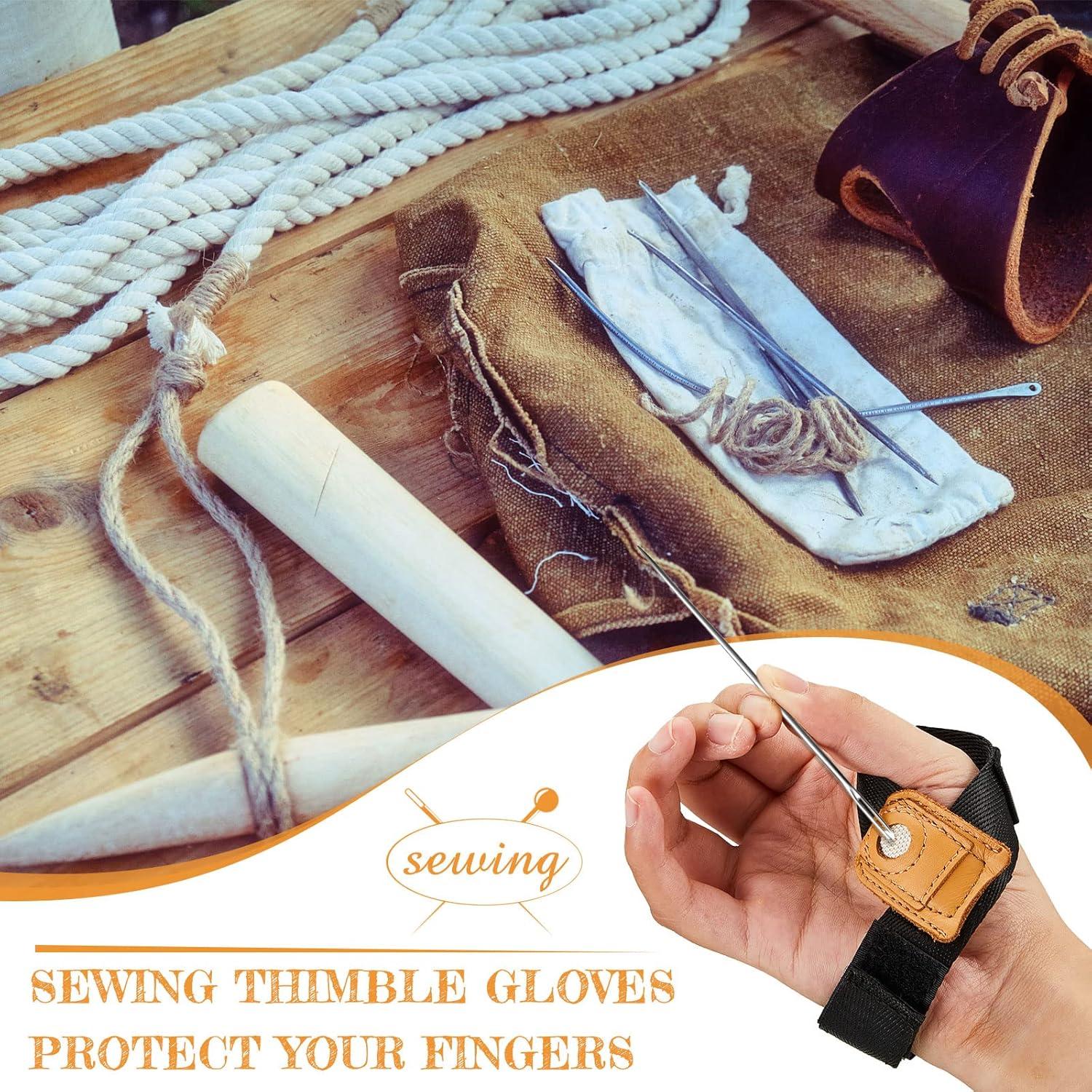 Palma de Costura Ajustable Hercicy para Diestros - Negro