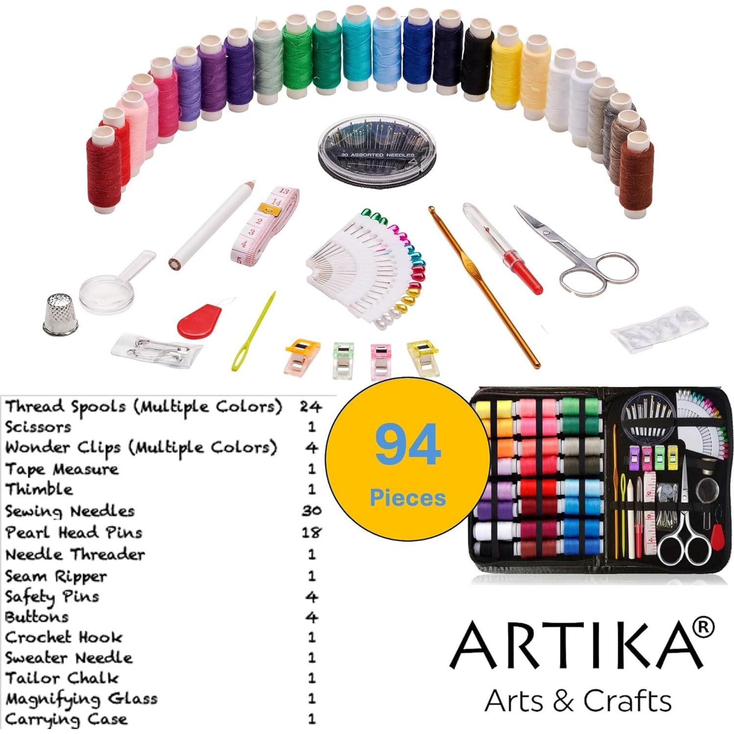 Kit de Costura Artika 94 Piezas para Adultos y Niños