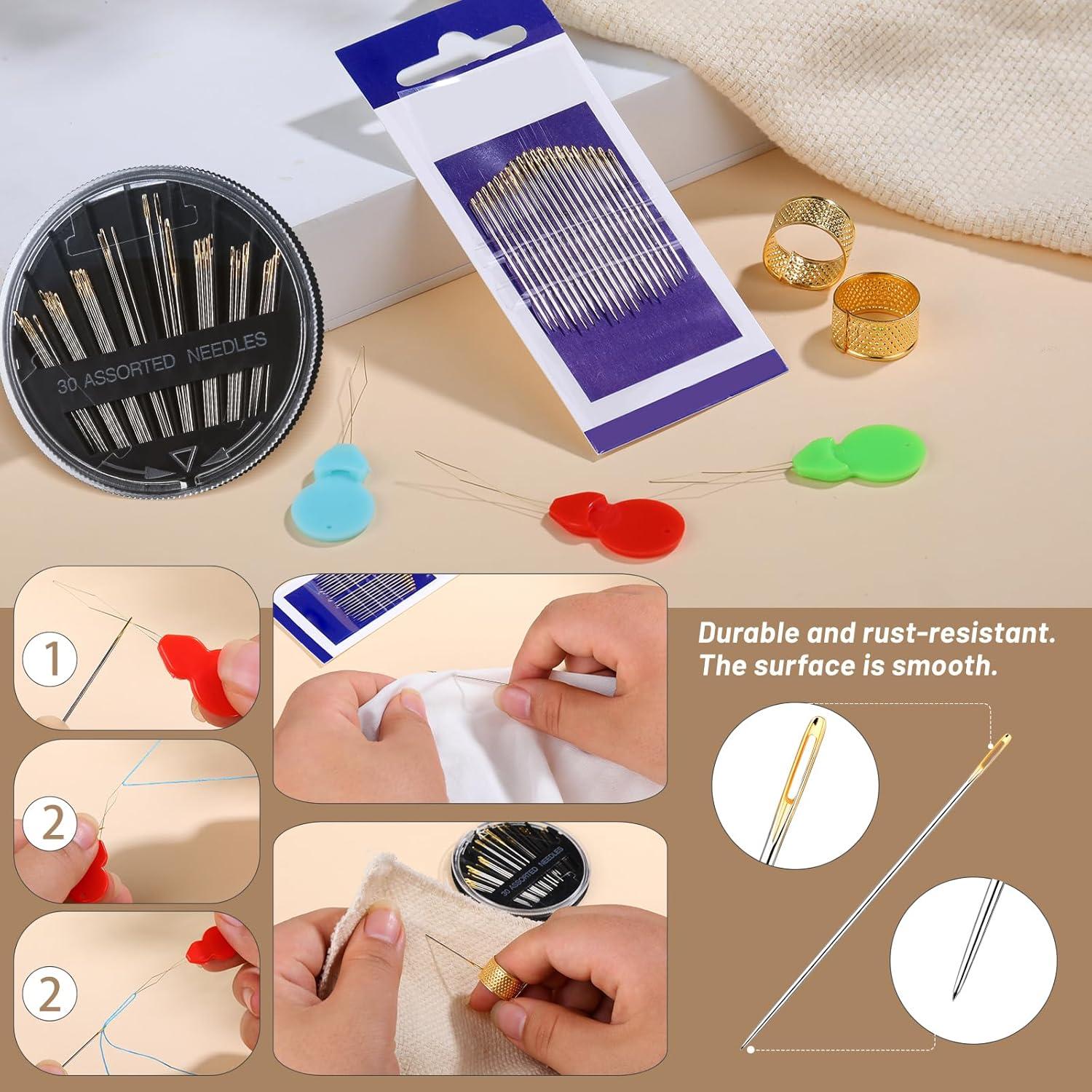 Kit de Costura Zlulary con Almohadilla, 150 Alfileres y Más