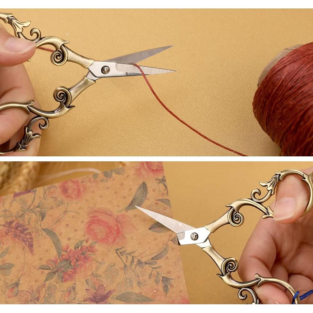 Tijeras de Bordado SHWAKK 11.3cm Flor de Calabaza Vintage