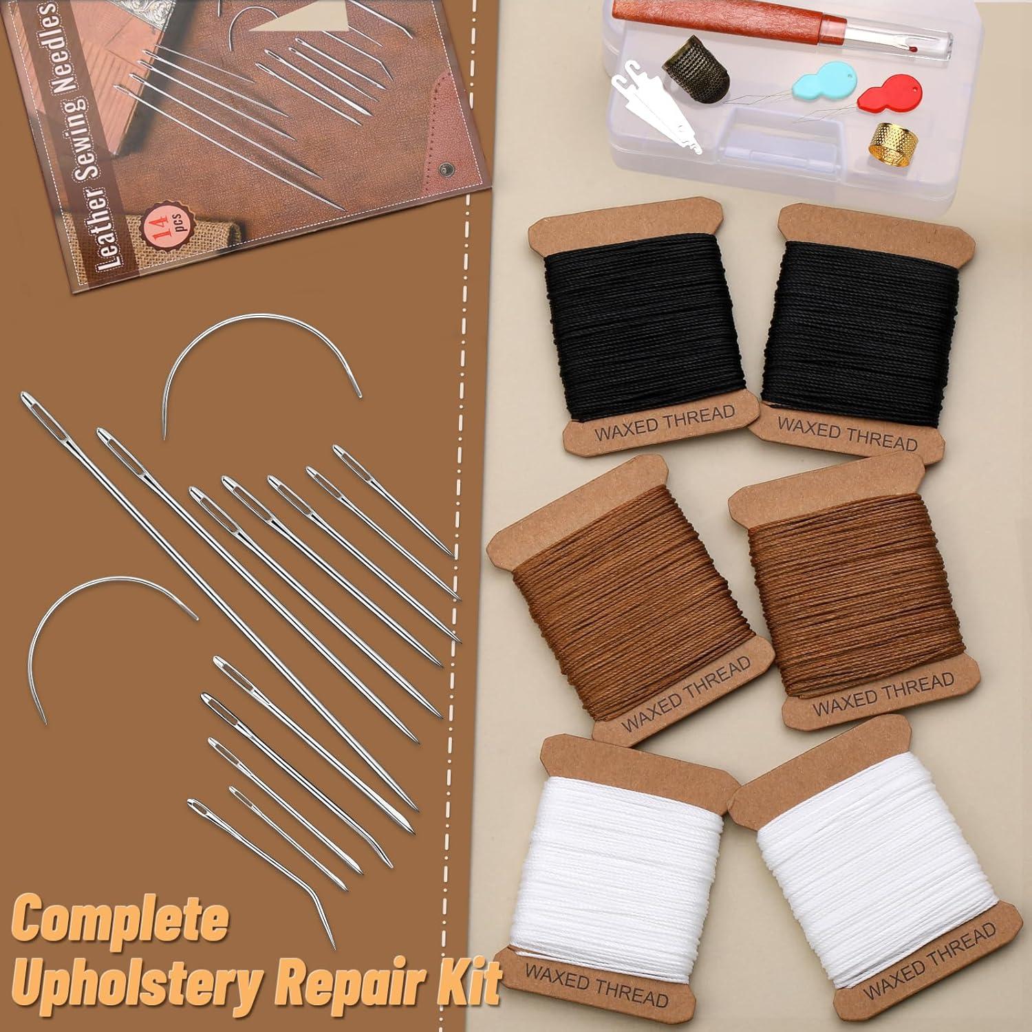 Kit de Reparación de Tapicería IMZAY 132 Yards Hilo 0.55MM 0.8MM