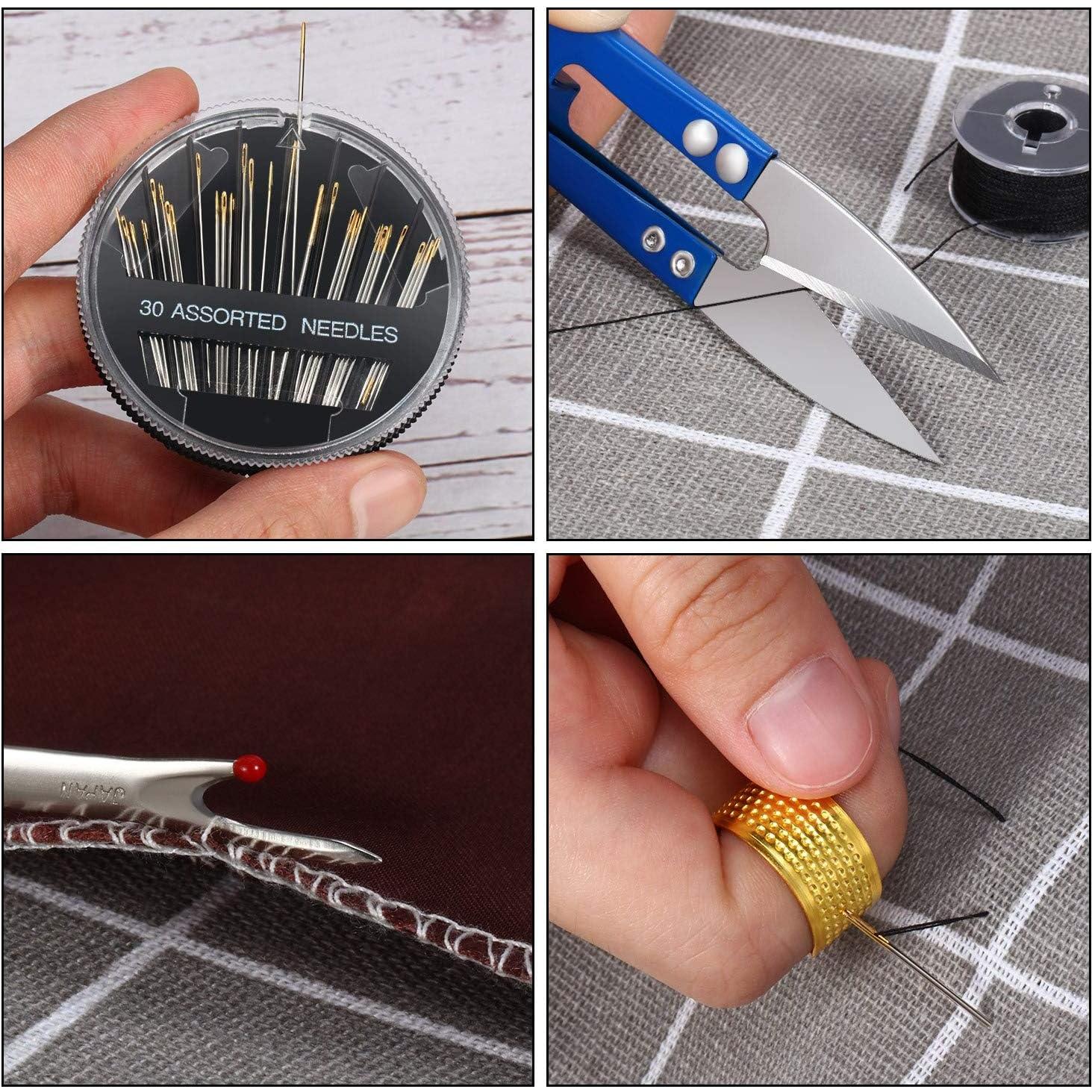 Kit de Herramientas de Costura Mudder 46 Piezas con Enhebradores