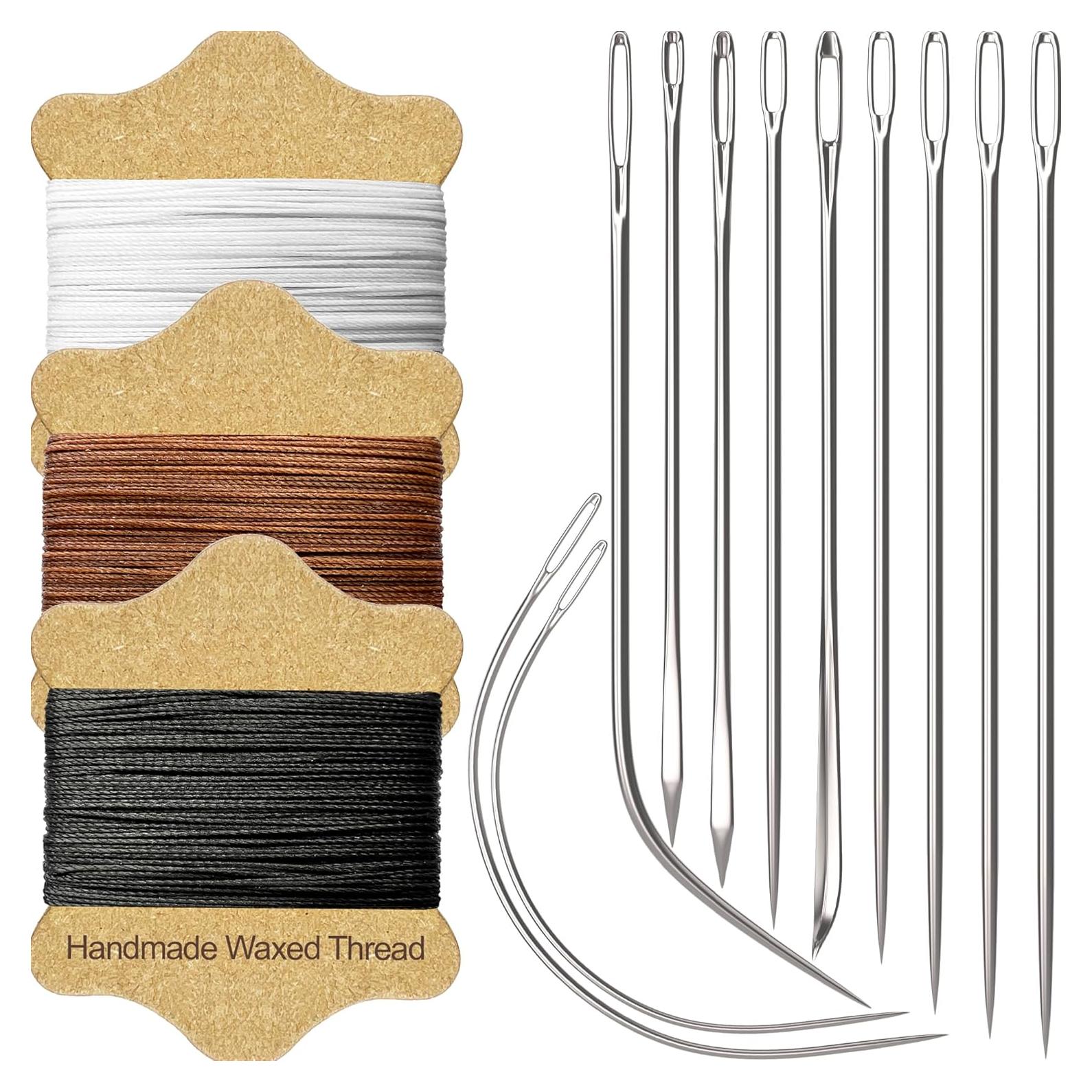 Kit de Reparación de Tapicería VONEEDL 11 Piezas Hilo y Agujas