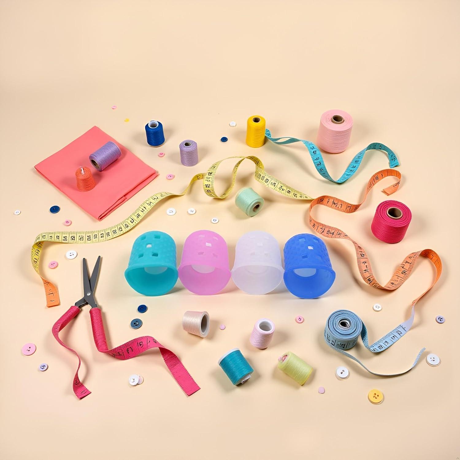 Conjunto 15 Dedales de Silicona Multicolor Transpirables Seadiquiet