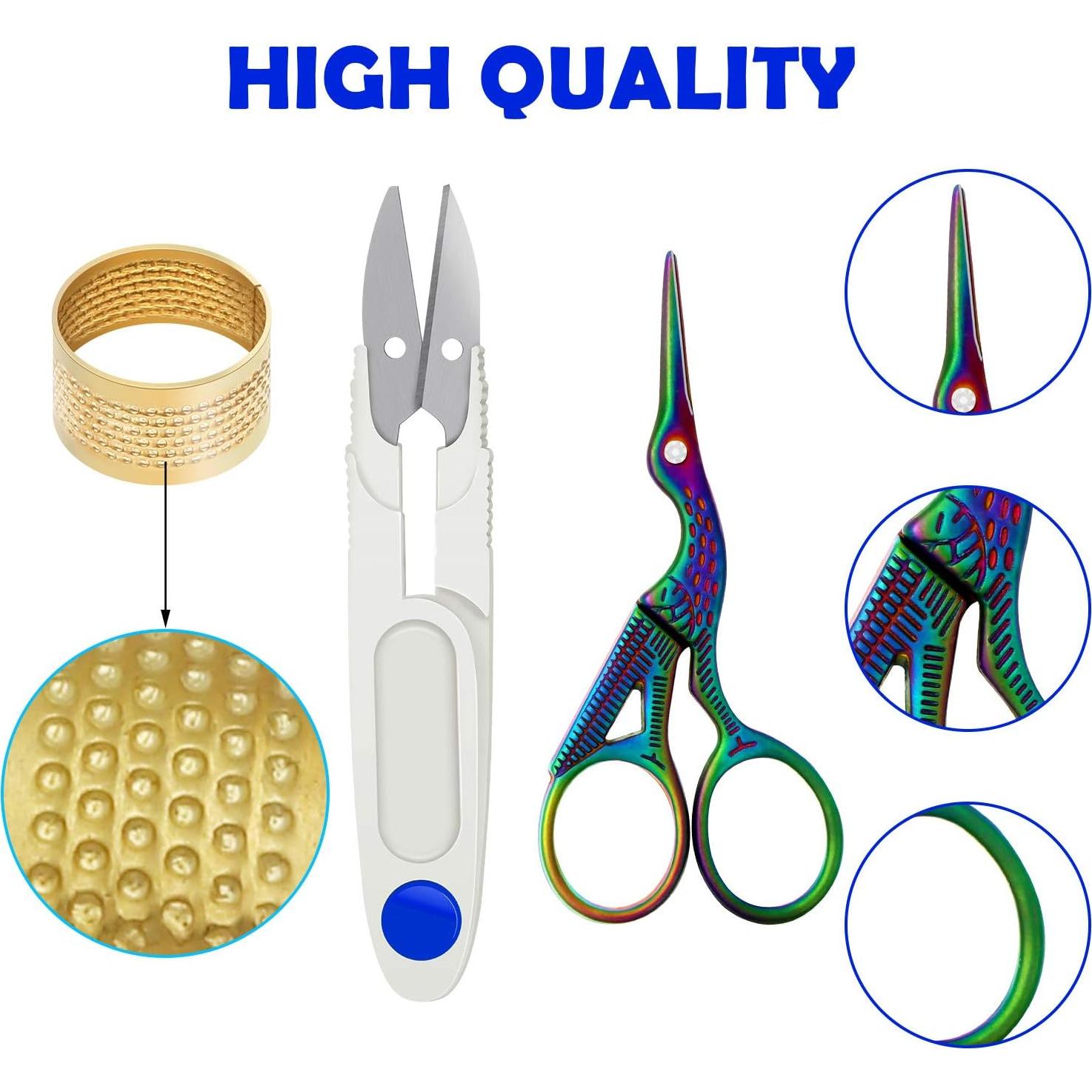 Kit de Bordado Mudder 53 Piezas con Aros y Herramientas