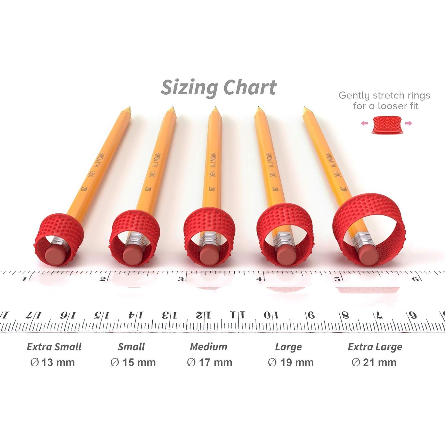 Puntas de Dedo de Goma Griply XS - Paquete de 10 Reutilizables