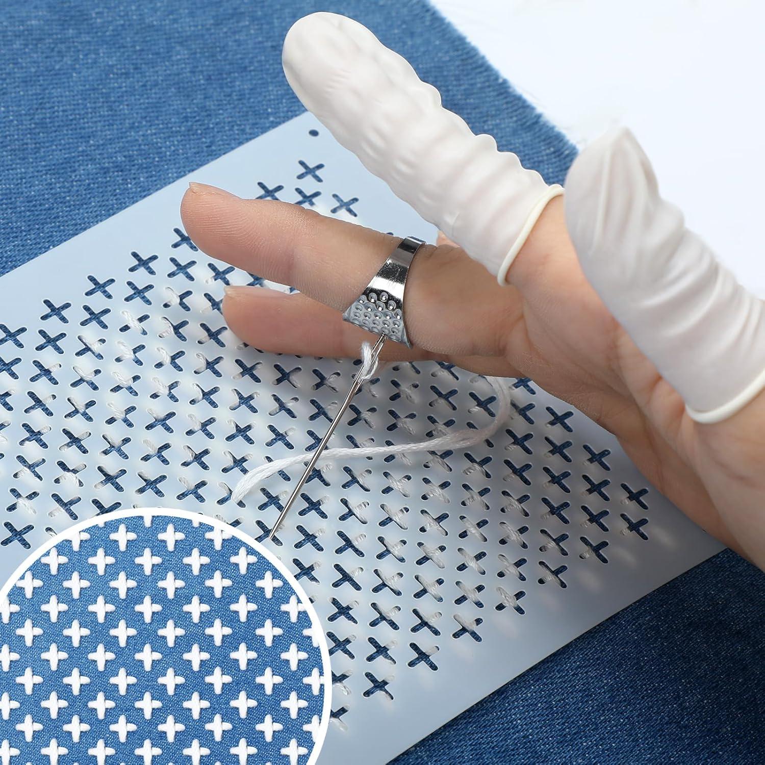 Kit de Bordado Sashiko Yousoontic 21 Piezas con Agujas y Hilos