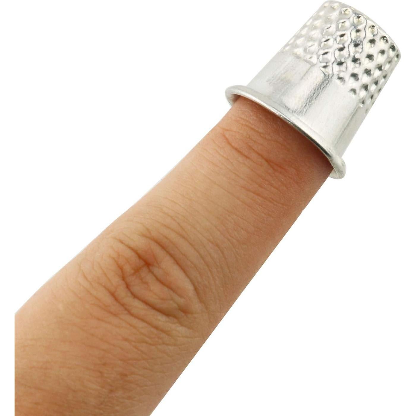 Dedales de Metal Tegg 10PCS 19x18mm Plata para Costura