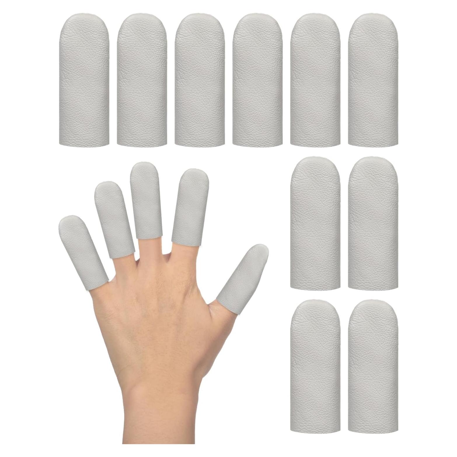 Dedales de Cuero EORTA - 5 Pares Protectores para Costura