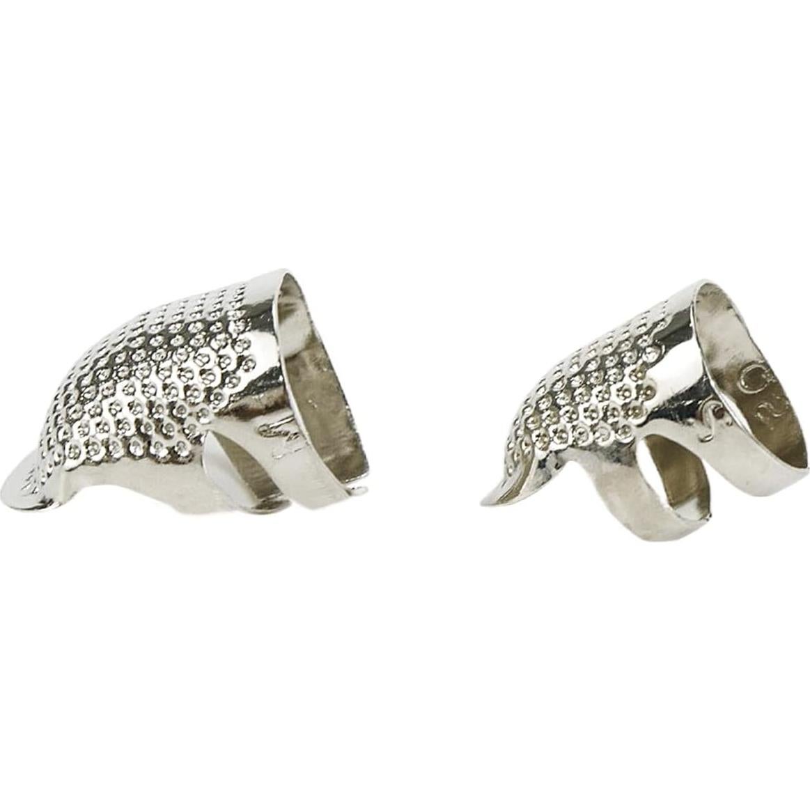 Dedales de Costura Ajustables Tsnamay Plata 10 Piezas