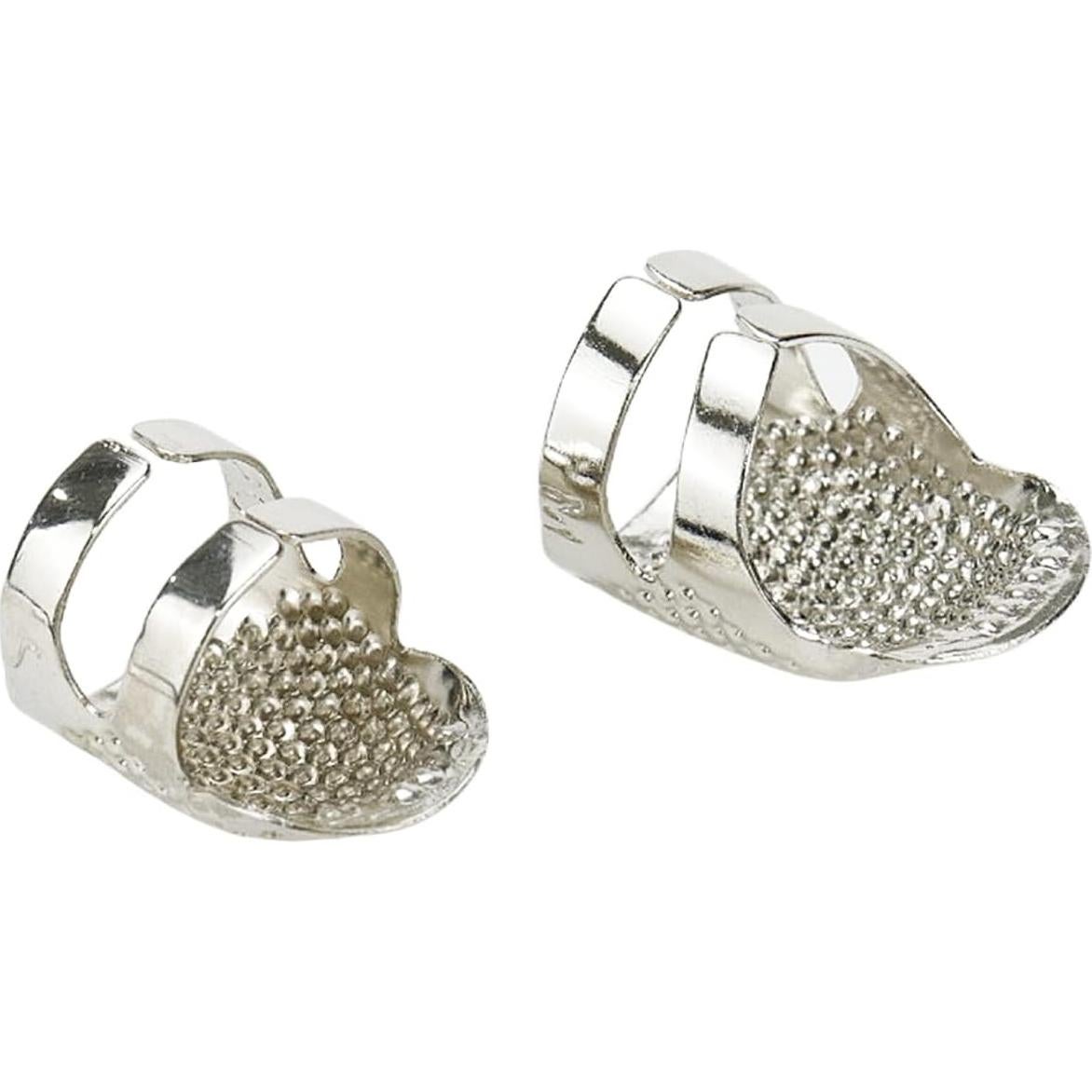 Dedales de Costura Ajustables Tsnamay Plata 10 Piezas